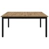 vidaXL Couchtisch Kunsthandwerk Eiche 100 x 100 x 45 cm Holzwerkstoff 892589 Bild 5