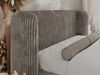 Polsterbett mit Lattenrost, Doppelbett für Schlafzimmer, Gepolstertes Kopfteil - EMORA CLASSIC DUO - 180 x 200 cm - Hellbraun Cord Bild 4