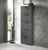 Schuhkipper >See< in Anthrazit, Melaminbeschichtet - 59x169x17cm (BxHxT) Bild 2
