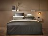 Mako-Brokat-Damast Bettwäsche - Curt Bauer Arezzo 155x220 + 80x80 cm-3825 olive Bild 5