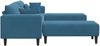 vidaXL Sofa 3 pcs Blau 250 x 188 x 76 cm Samt 3335171 Bild 5