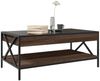 vidaXL Couchtisch mit Infinity-LED Braun Eichen-Optik 90x50x38 cm 847711 Bild 5