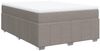 vidaXL Boxspringbett mit Matratze Taupe 140x200 cm Stoff 3285481 Bild 2