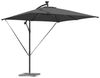 Sonnenschirm, Gartenschirm mit LED-Lichtleisten Anthrazit 249 x 249 x 250 cm Bild 3