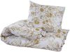 vidaXL Bettwäsche-Set, Baumwolle weiß / braun, 260x240 cm Bild 3