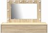 Schminktisch, Kosmetiktisch mit Speicher Braun 100 x 40 x 70 cm Holzwerkstoff Bild 5