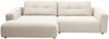 KAWOLA Sofa MIKA Ecksofa Cord cremeweiß Longchair links 86 x 167 x 276 cm Bild 4