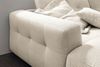 KAWOLA Sofa MIKA Ecksofa Cord cremeweiß Longchair links 86 x 167 x 276 cm Bild 2