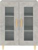 Sideboard Betongrau 69,5 x 34 x 90 cm Holzwerkstoff [812118] Bild 5