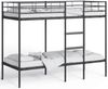 vidaXL Etagenbett ohne Matratze Schwarz 75x190 cm Stahl 42000319 Bild 4