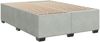 vidaXL Boxspringbett mit Matratze Hellgrau 140x200 cm Samt 3290936 Bild 5