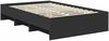 vidaXL Bettrahmen mit Kopfteil Schwarz 137 x 203 cm Holzwerkstoff 3408859 Bild 5