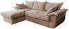 KAWOLA Sofa DAMETO Ecksofa Bettsofa Schlafsofa mit Stauraum Cord braun Recamiere links 77 x 174 x 266 cm Bild 3