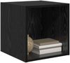 vidaXL Wandschrank Schwarz Eichen-Optik 37 x 37 x 37 cm Holzwerkstoff 875076 Bild 3