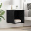vidaXL Wandschrank Schwarz Eichen-Optik 37 x 37 x 37 cm Holzwerkstoff 875076 Bild 5