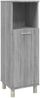 vidaXL Badschrank Grau Sonoma 30x30x95 cm Holzwerkstoff 815607 Bild 2