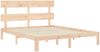 vidaXL Massivholzbett ohne Matratze 160x200 cm Kiefernholz 3193541 Bild 5