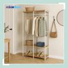 Relaxdays Garderobe offen Kleiderstangen & Ablagen Bild 3