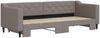 vidaXL Tagesbett Ausziehbar Taupe 80x200 cm Stoff 3197424 Bild 3
