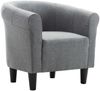 vidaXL Sessel Hellgrau Stoff [248027] Bild 2