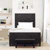 vidaXL Boxspringbett mit Kopfteil Schwarz 190 x 120 cm Samt 3344566 Bild 3