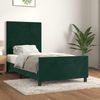 Einzelbettgestell Design für Erwachsene ohne Matratze Dunkelgrün 90x200 cm Samt d4815e Bild 2