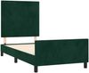 Einzelbettgestell Design für Erwachsene ohne Matratze Dunkelgrün 90x200 cm Samt d4815e Bild 4