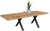 Esstisch Elgin 4 210-310x80x100 Holzwerkstoff Schwarz/Wotan Eiche Bild 2