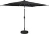 vidaXL Gartenparasol mit LED-Lichtern und Sockel 200 x 300 cm 42036242 Bild 2