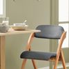 SoBuy FST92-SG Klappstuhl, Stoff, Lackiert, Dunkelgrau, 41,5 x 77 x 47,5 cm Bild 4