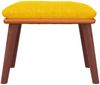 vidaXL Fußhocker Senfgelb 45 x 29,5 x 39 cm Stoff und Kunstleder [341486] Bild 3
