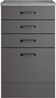 OPTIFIT Unterschrank OPTImulti Breite 50 cm, Tiefe 50 cm, mit 3 Schubkästen, 1 Auszug Bild 2