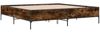vidaXL Bettgestell Räuchereiche 200x200 cm Holzwerkstoff und Metall 3279779 Bild 3