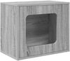 vidaXL Katzenhaus Graues Sonoma 51 x 30 x 42,5 cm Holzwerkstoff 8000650 Bild 2