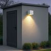 LED Außen-Wandleuchte, weiß, Down-Strahler, H 11,5 cm Bild 2