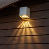 LED Außen-Wandleuchte, weiß, Down-Strahler, H 11,5 cm Bild 3