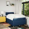 vidaXL Boxspringbett mit Matratze Blau 120x200 cm Stoff 3287436 Bild 3
