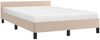 vidaXL Bettgestell ohne Matratze Cappuccino-Braun 120x190cm Kunstleder 379546 Bild 4