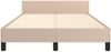 vidaXL Bettgestell ohne Matratze Cappuccino-Braun 120x190cm Kunstleder 379546 Bild 5