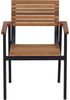 Siena Garden Bozen Stapelsessel Alu anthrazit, Robinie FSC 100% N86392 Bild 5