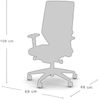 ASSMANN Bürostuhl Streamo Synchronmechanik mit Netzrücken Schwarz 65x61x116cm Textil Bild 5