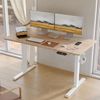 FEZIBO Schreibtisch Elektrisch Höhenverstellbar 100x60 cm Steh-Sitz Tisch Bild 2