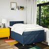 vidaXL Boxspringbett mit Matratze Blau 120x200 cm Stoff 3288967 Bild 4