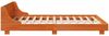 vidaXL Massivholzbett ohne Matratze Wachsbraun 140x200 cm Kiefernholz 850730 Bild 5