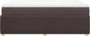 vidaXL Boxspringbett mit Matratze Dunkelbraun 120x200 cm Stoff 3285563 Bild 5