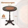 Gartentisch aus Aluminiumguss Wetterfester Balkontisch Runder Bistrotisch Terrassentisch Bild 2