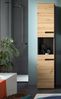 Xonox Canu Hochschrank, re./li. montierbar (B/H/T: 38x193x34 cm) in Basalt grau Nachbildung und Artisan Nachbildung Bild 2