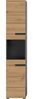 Xonox Canu Hochschrank, re./li. montierbar (B/H/T: 38x193x34 cm) in Basalt grau Nachbildung und Artisan Nachbildung Bild 5