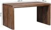 Schreibtisch BOHA Massiv-Holz Sheesham Computertisch 140 cm breit Echtholz Design Ablage Büro-Tisch Landhaus-Stil Büromöbel Modern Büroeinrichtung Bild 4