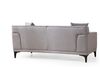 2-Sitzer-Sofa, 'Petra', 87 x 86 x 165, Hellgrau Bild 4
